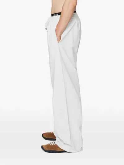 Off Duty Drawstring Chad Trousers In White