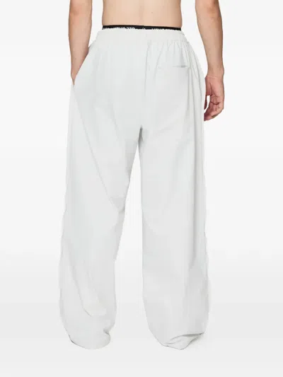 Off Duty Drawstring Chad Trousers In White