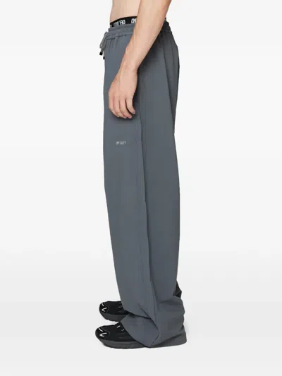 Off Duty Drawstring Chad Trousers In Blue