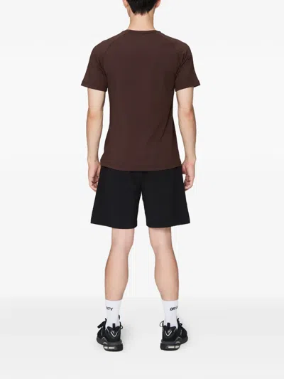 Off Duty Aash Active T-shirt In Brown
