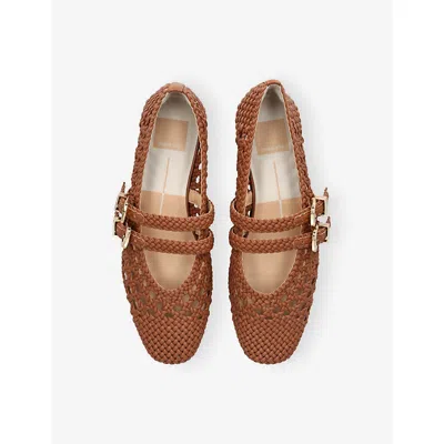Dolce Vita Baylee Woven Flat In Brown