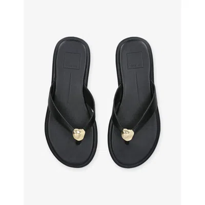 Dolce Vita Jaina Embellished Flip Flop In Black