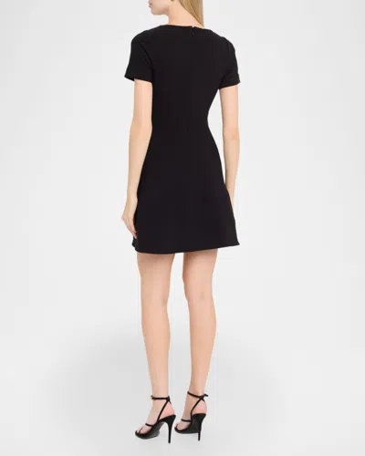 Herve Leger The Dinah Mini Dress In Black