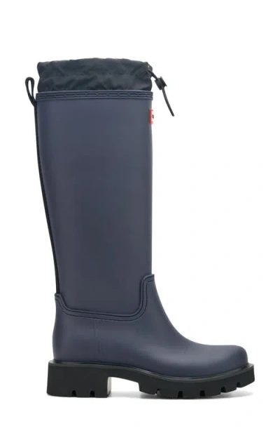 Hunter Carson Lug Sole Boot In Blue