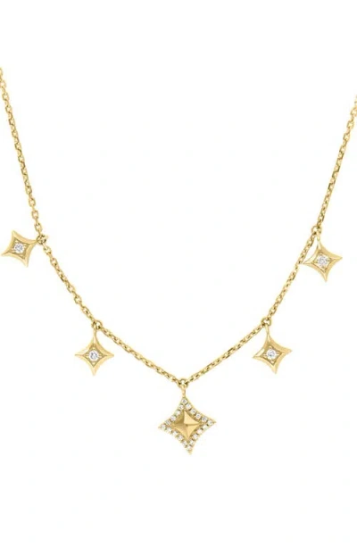 Effy Diamond Charm Necklace In Pattern