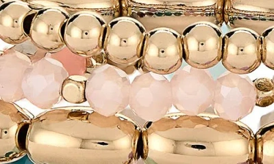 Nordstrom Rack Assorted 5-pack Stretch Bracelets In Multi