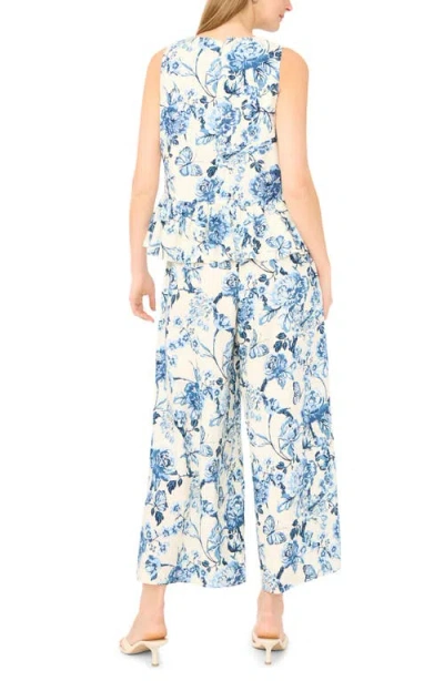 Ted Baker Print Peplum Top In Multi