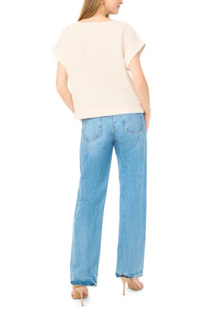 Halogen ® Stitch Cuff Top In Neutral