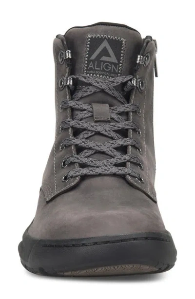 Align Eddy Waterproof Leather Boot In Gray