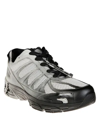 44 Label Group Dragger Sneakers In Grey Polyester In Gray