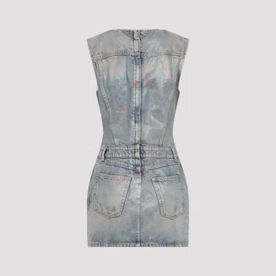 Acne Studios Mini Dress Denim Women In Blue