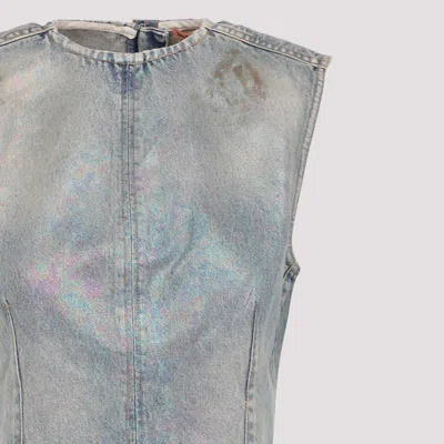 Acne Studios Mini Dress Denim Women In Blue