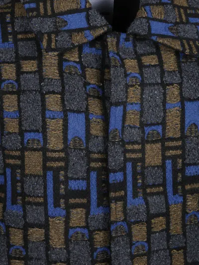 Ader Error Patterned Spread-collar Button-fastening Long-sleeves For Men In Black