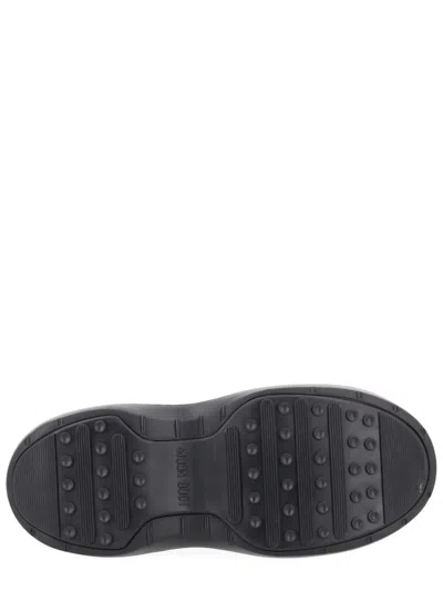 Moon Boot Luna Ankle Boots Elastic Side Panels In Black