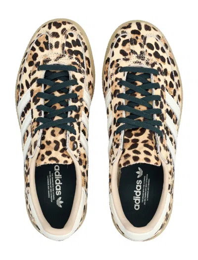 Adidas Originals Handball Spezial Leopard-print Leather Sneakers In Animal Print
