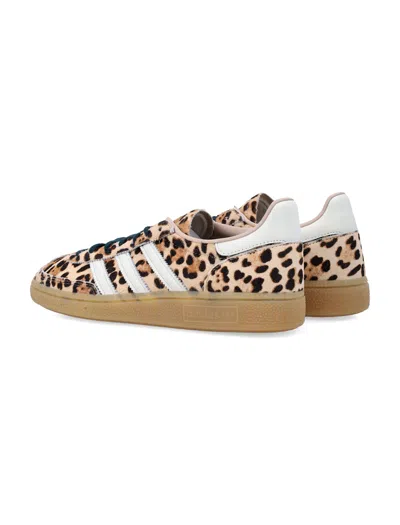Adidas Originals Handball Spezial Leopard-print Leather Sneakers In Animal Print
