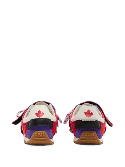Dsquared2 Maple Leaf Strap Trainers In Multi