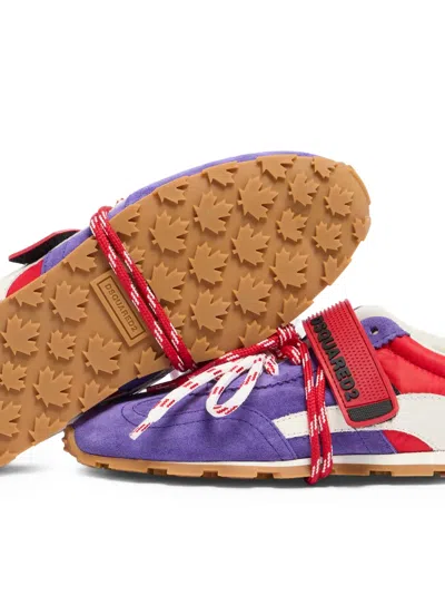 Dsquared2 Maple Leaf Strap Trainers In Multi