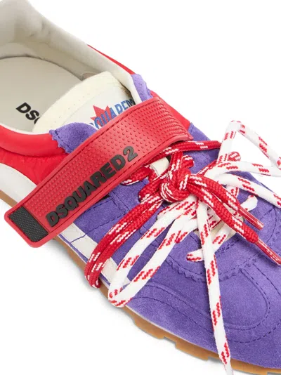 Dsquared2 Maple Leaf Strap Trainers In Multi