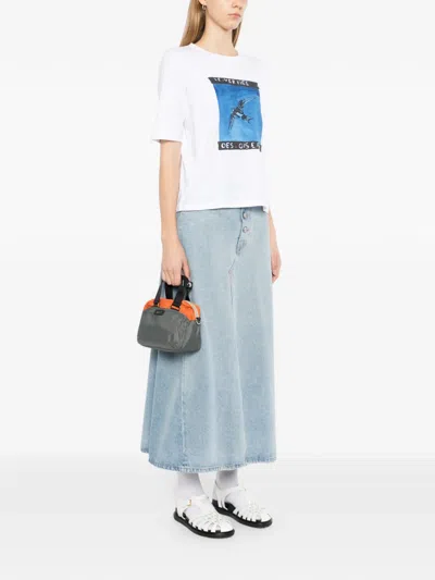 Agnès B. Top Handle Mini Bag In Multi