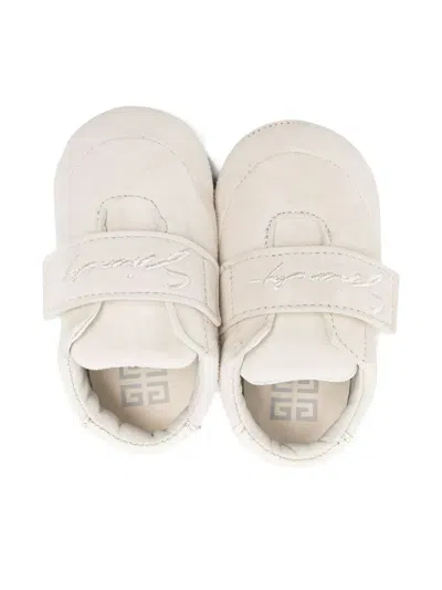 Givenchy Logo Strap Sandals In Neutral