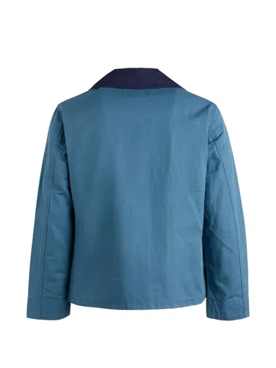Ceccarelli Workwear Pocket Jacket In Blue