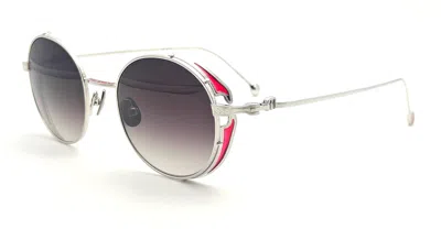 Matsuda M3152 - Palladium White / Grey Gradient Sunglasses In Pattern