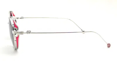 Matsuda M3152 - Palladium White / Grey Gradient Sunglasses In Pattern