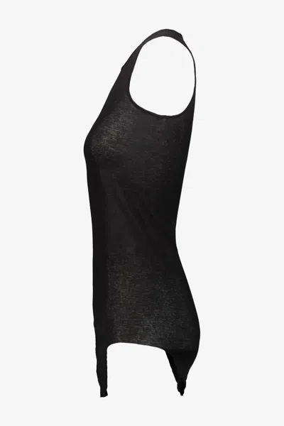 Rick Owens Basic Tank In Black
