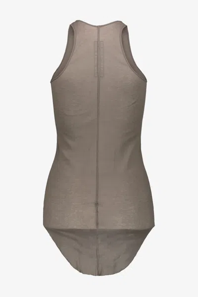 Rick Owens Basic Tank In Gray