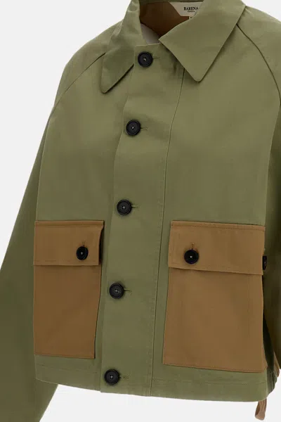Barena Venezia Button Patch Pocket Jacket In Green