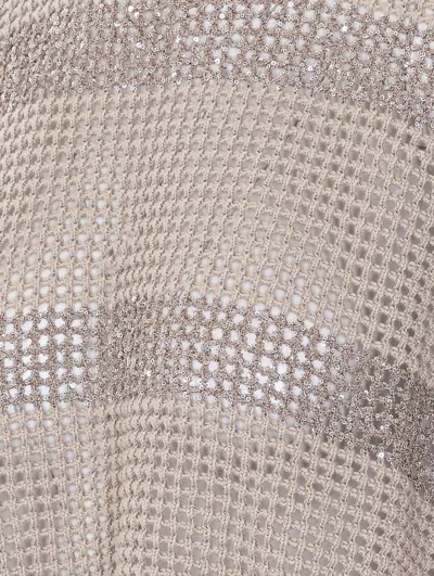 Brunello Cucinelli Net Sweater In Multi