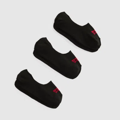 Levi's Low Rise Socks (3-pack) In Black