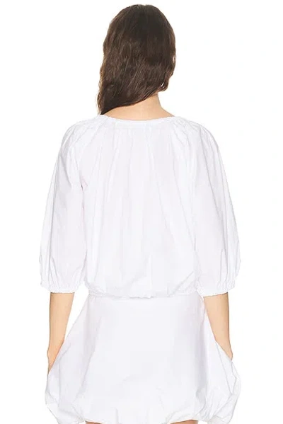 By Malene Birger Lelow Organic Cotton Blouse In White