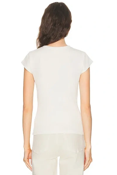 Agolde Bryce Cap Sleeve Tee In Cholla In Multi