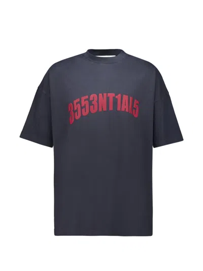 Essentials Chicago 90s Cotton T-shirt In Blue