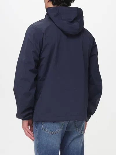 K-way Jack St Warm Double Corto Short Padded Jacket In Blue