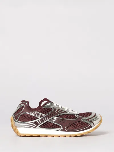 Bottega Veneta Refined Modern Athletic Sneakers For Women In Burgundy