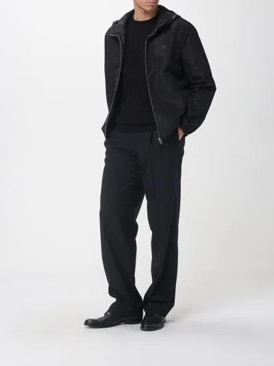 Fendi Polyester Windbreaker In Black