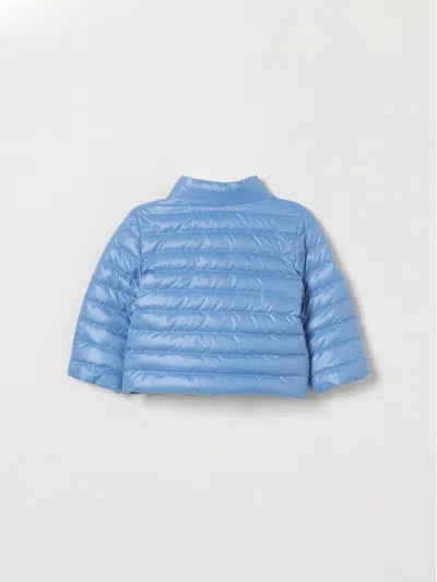 Moncler Light Blue Kerem Quilted Shell-down Jacket 3-36 In Blue