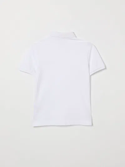 Givenchy Kids Polo Maniche Corte In White