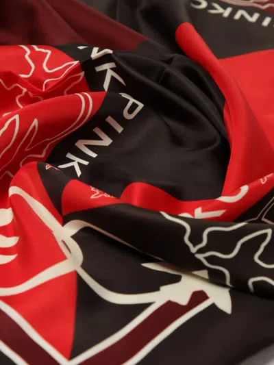 Pinko Patterned Scarf In Multi