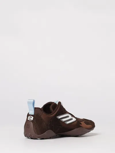 Balenciaga Women Brown Canvas And Corduroy Monday Ultra Sneakers In Brown