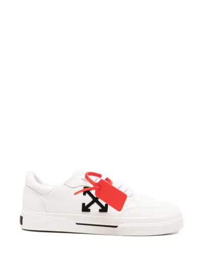 Off-white New Low Vulcanized Canvas Sneakers In White