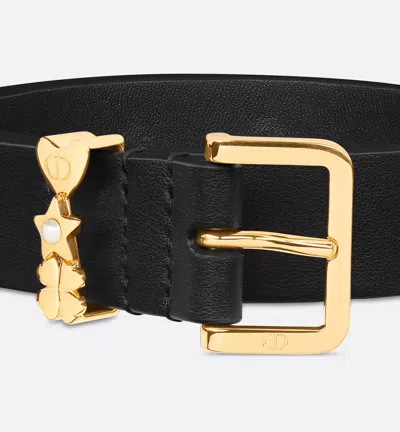 Dior Lucky  Loop Belt In Neutral
