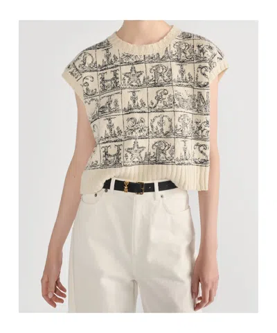 Dior Lucky  Loop Belt In Neutral
