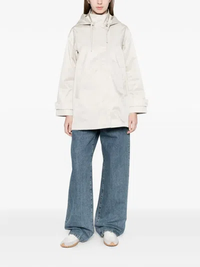 Duno Hooded Jacket In Neutral