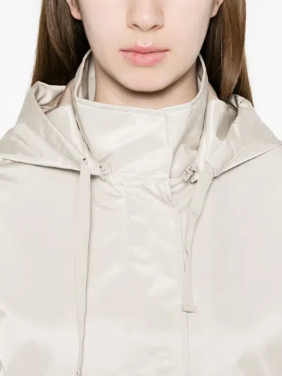 Duno Hooded Jacket In Neutral