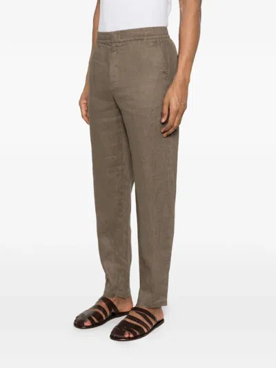 Duno Elasticated Trousers In Brown