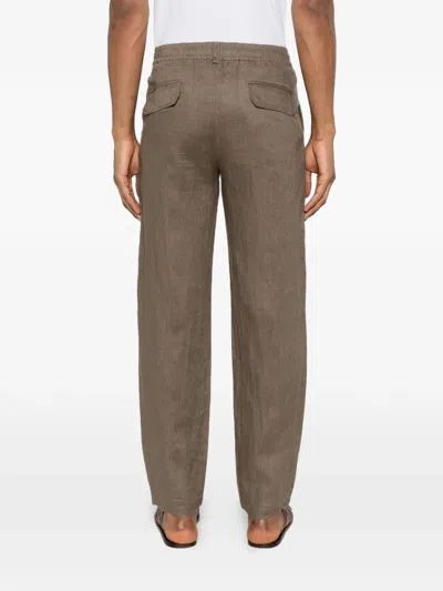 Duno Elasticated Trousers In Brown